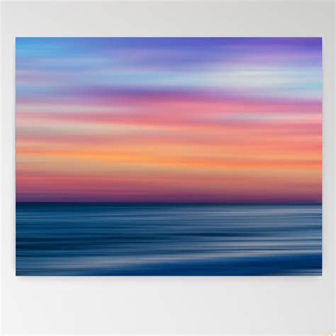 Abstract Fine Art Print Colorful Beach Sunset Wall Art Wall Decor