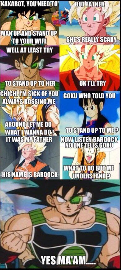 Dragon ball tv series memes. Chi chi is very annoying | Dragon ball super funny, Anime ...