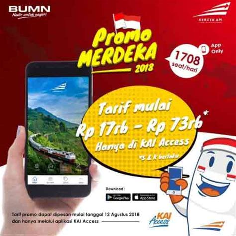 Api abadi kayangan api van kayangan api. Promo KAI Dalam Rangka HUT Kemerdekaan Indonesia Ke 75 ...