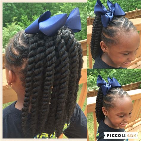Ponytail Crochet Hairstyles For Kids