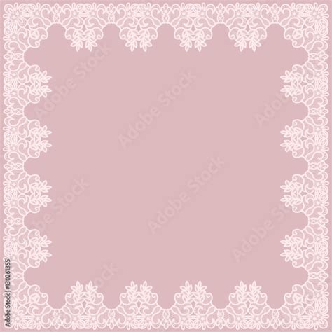 Pink Lace Frame Stock Image And Royalty Free Vector Files On Fotolia