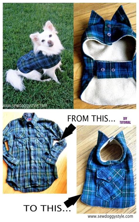 Diy Pet Coat And Sweater Free Sew Patterns And Tutorials Dog Jacket Diy