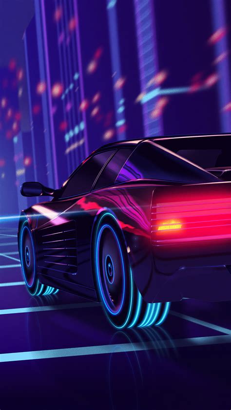 3840x2560 Synthwave Retrowave Ferrari Cars Hd 4k Artist