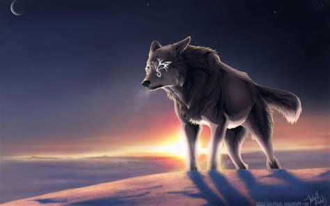 Anime Wolf Wallpapers Wallpaper Cave