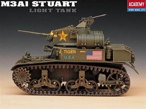 M3a1 Stuart Us Light Tank By Academy Models