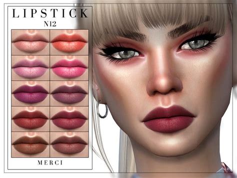 Merci S Lipstick N12 Lipstick Makeup Skin Makeup