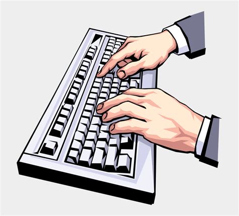 Keyboard Vector Png Typing Clip Art Cliparts And Cartoons Jingfm