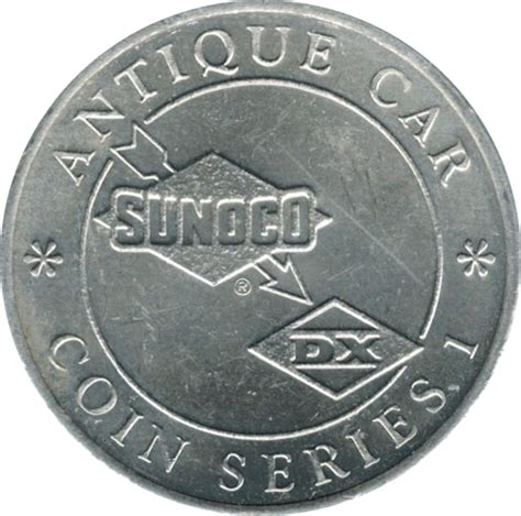 Token - Sunoco Antique Car Coin Series 1 (Studebaker Electric