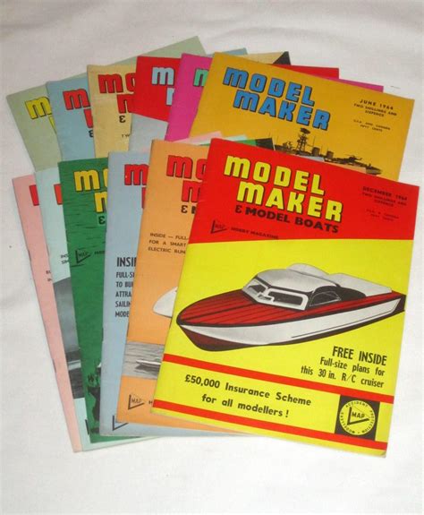 Model Maker And Model Cars 1964 Model Maker And Model Boat January To