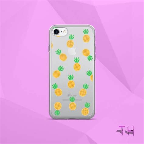 Pineapple Iphone Case Pineapple Clear Case By Truehueapparel Iphone 7