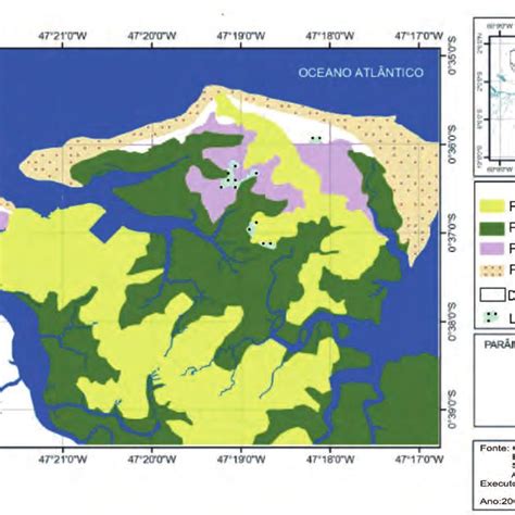 mapa das principais unidades e sub unidades geomorfológicas ocorrentes download scientific