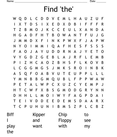 Find The Word Search Wordmint