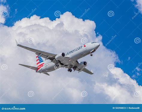 American Airlines Jet Aircraft Editorial Stock Photo Image Of