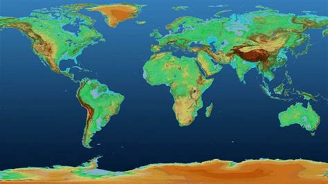 El Espectacular Mapa En 3d Que Muestra La Superficie De La Tierra Como