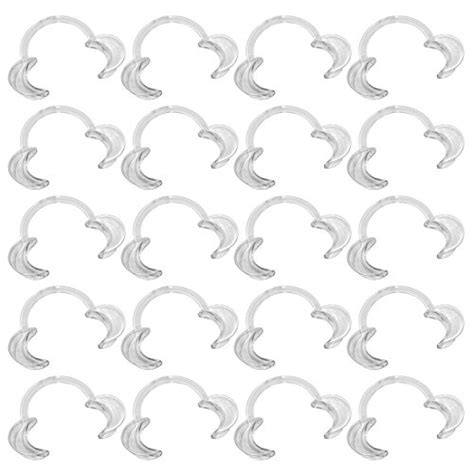 ezgo 20 pieces size s c shape teeth whitening cheek retractor autoclavable dental mouth