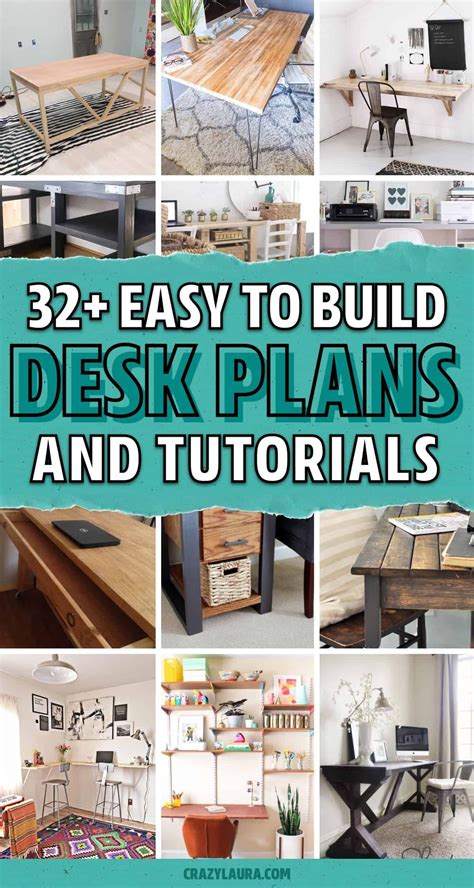 the ultimate guide to build desk plans and furniture