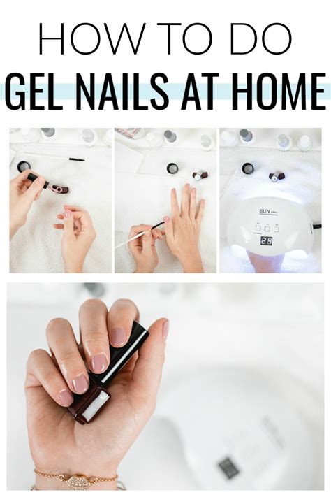 How To Do Gel Nails At Home Gel Nail Tutorial Gel Nails Diy Gel