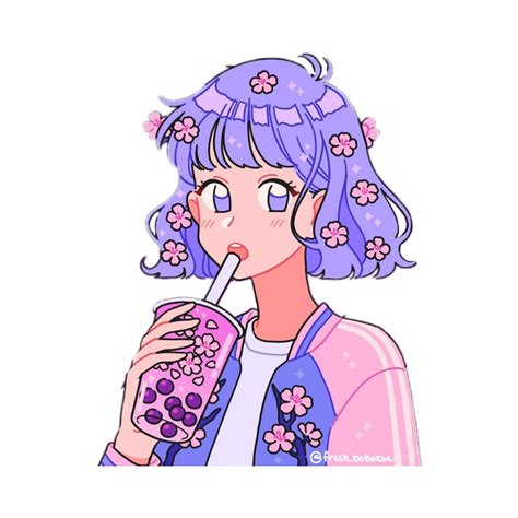 Freetoedit Girl Aesthetic Anime Cute Sticker By Ritouchs