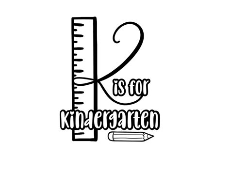 K Is For Kindergarten Svg Graphic By Thesmallhouseshop Welcome To