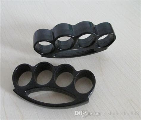 2019 Black Self Defense Steel Brass Knuckles Knuckle Duster Alloy From