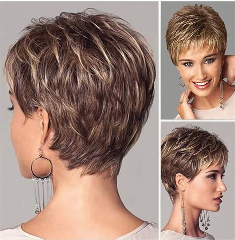 Whether you have poor eyesight or want to wear pixie cuts for older women over 60 are a great way to forget how old you are and create a fresh. Pin by 2177258505 Norman on Haircuts | Short hair wigs ...