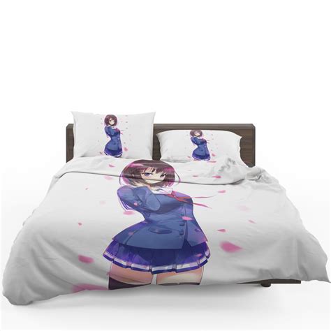 What does one look for in a comforter set? Megumi Kato Anime Girl Bedding Set | EBeddingSets