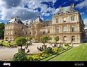 The Luxembourg Palace (Palais du Luxembourg) in Luxembourg Garden ...