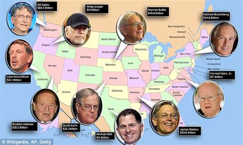 New Rich List Reveals The Wealthiest Person In Each Of The 50 States