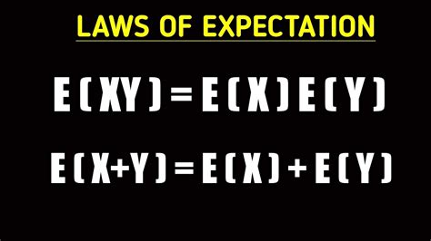 Exyexey Laws Of Expectation Youtube