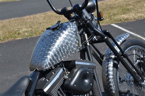 Biker Excalibur Ii Harley Evo Powered Softail Bobber By American