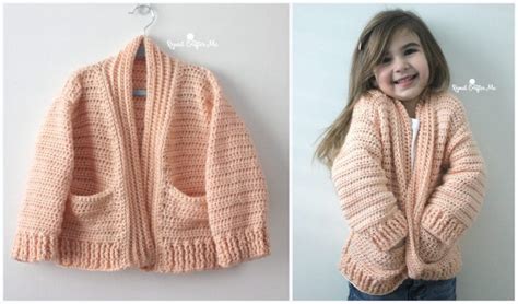 Chill Time Childs Cardigan Free Crochet Pattern Your Crochet