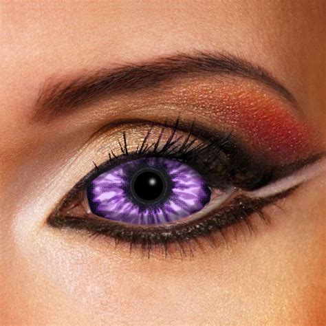 Violet Monster Sclera Contacts 22mm Lenses Icrazyangel