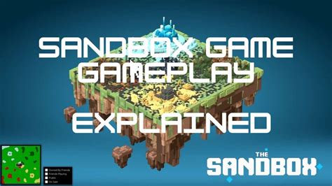 Sandbox Game Gameplay Explained