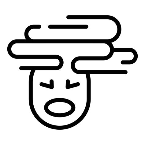 Depressed Fear Icon Outline Vector Panic Attack 15204553 Vector Art At