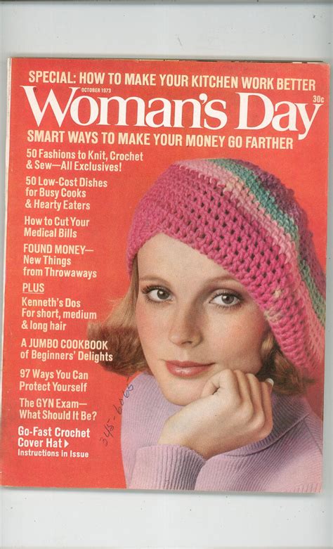Womans Day Magazine October 1973 Back Issue Vintage
