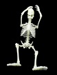 Image of laid-back skeleton | CreepyHalloweenImages
