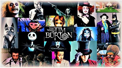 Tim Burton Movie Collage Wallpaper
