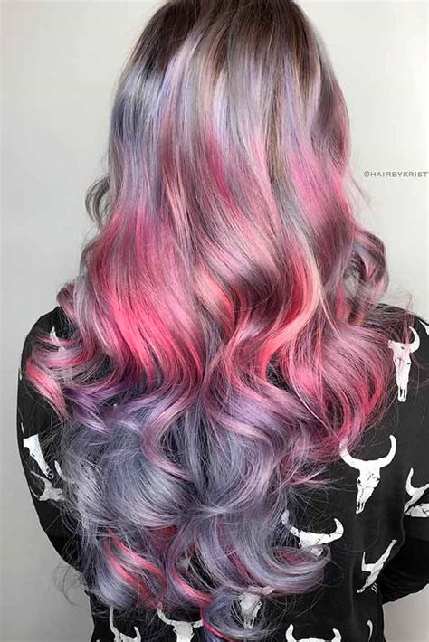 18 Hot Geode Hair Color Styles