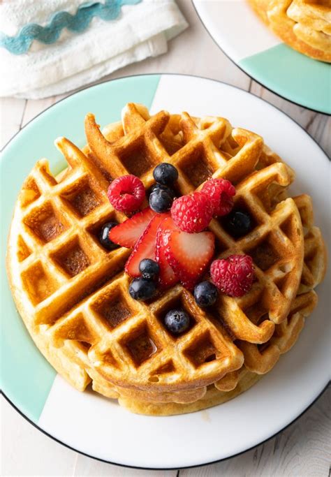 Easy Waffle Recipe Fluffy And Crispy Waffles A Spicy Perspective