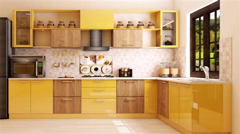 L Shaped Kitchen Interior Design India Dearhealthierme
