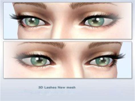 Sims 4 Ccs The Best 3d Eyelashes By Cruzo