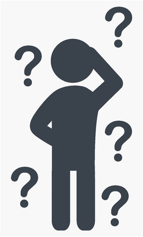 Question Mark Person With Icon Man Transparent Clipart Transparent