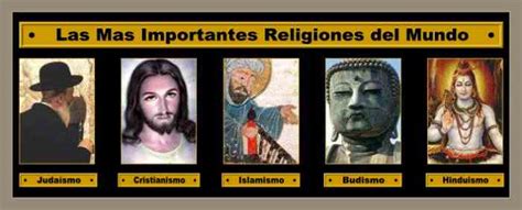 Las Mas Importantes Religiones Del Mundo Historia Y Origen