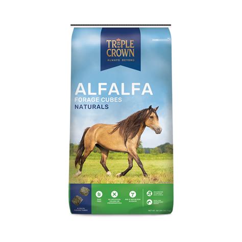 Triple Crown Naturals Alfalfa Forage Cubes The Feed Store