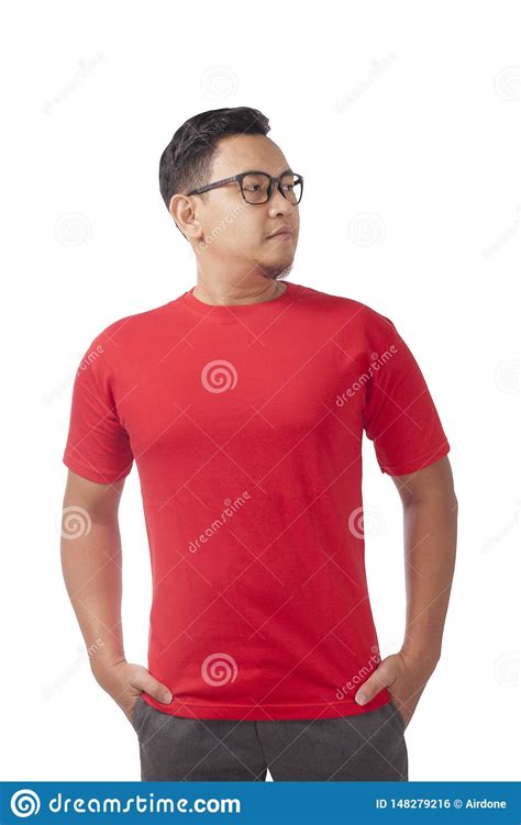 Download Red Shirt Design Template stock photo. Image of color ...