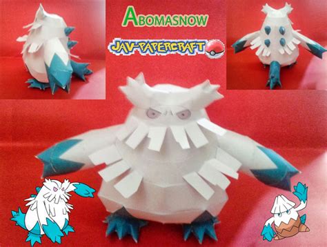 Ninjatoes Papercraft Weblog Papercraft Pokémon Abomasnow