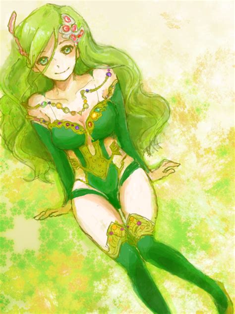 Rydia Final Fantasy And 2 More Drawn By Namechi Danbooru