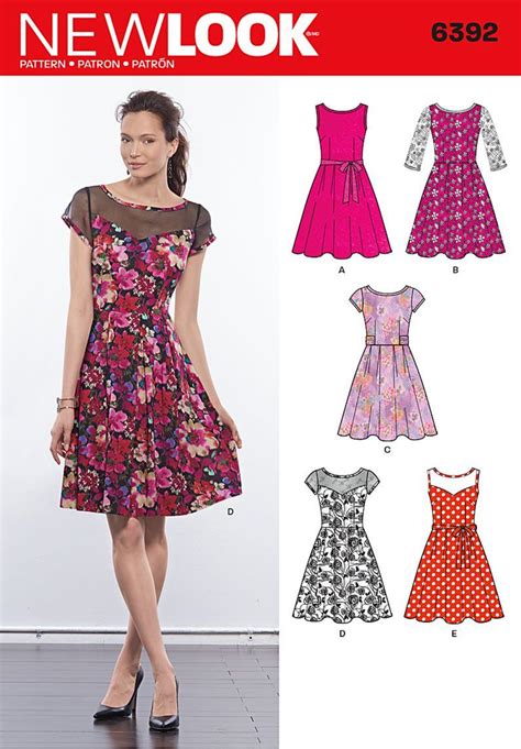 New Look 6392 Misses Dresses Dress Sewing Patterns Sewing Clothes