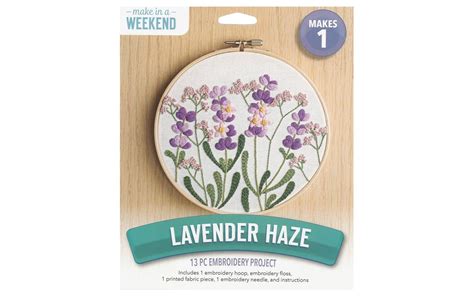 Leisure Arts Kit Embroidery 6 Lavender Haze Michaels