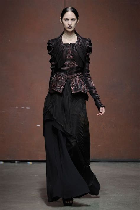 Victorian Goth Victorian Goth Fashion High Fashion Runway